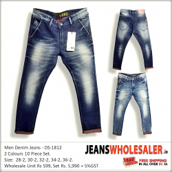 Blue Denim Jeans For Men's
