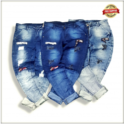 Men's Ankle Length Funky Jeans