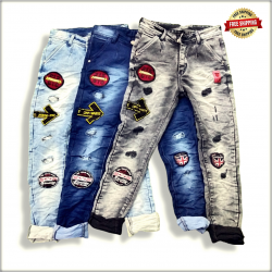 Men Ankle Length Funky Jeans