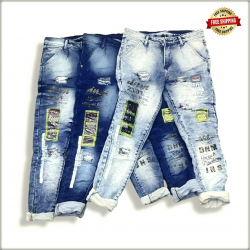 Men Denim Ankle Length Funky Jeans