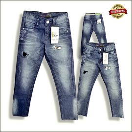 Mens Ankle Damage jeans