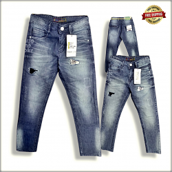 Mens Ankle Damage jeans DS1883