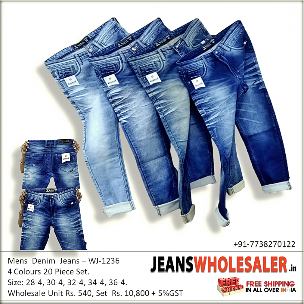 Men's Ripped Jeans Wholesale Factory Price 520.00 /- per Piece Wholesale -  2 Colour 12 Piece Set Price 6,240 (MRP: 16… | Ripped jeans men, Jeans  wholesale, Menswear