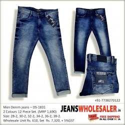 Mens Blue Jeans Regular Fit