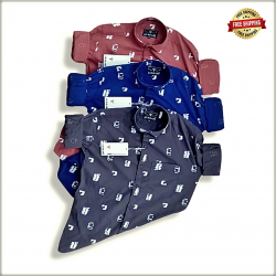 Lukkari Mens Casual Printed Shirts