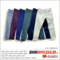 Men Dusty Colours Jeans 