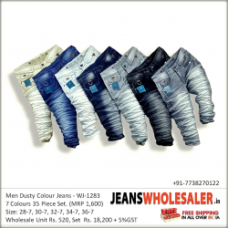 Mens Funky Colour Jeans