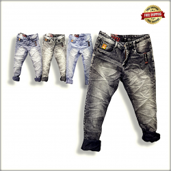 Mens Comfort Fit Denim Jeans 