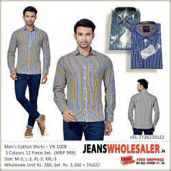 Men Check Lining Shirt 