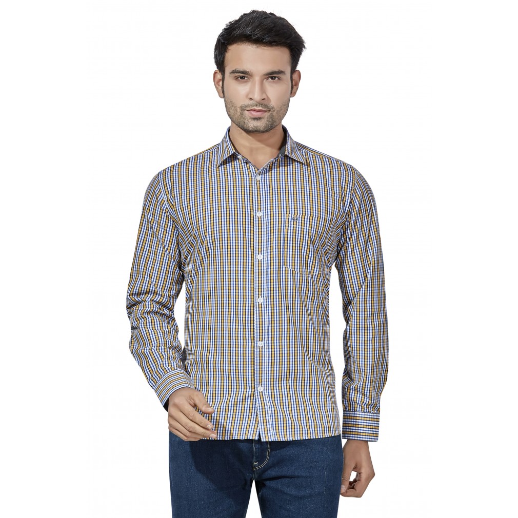 Buy Men Small Check Casual Shirts wholesale Rs. Shirts in India