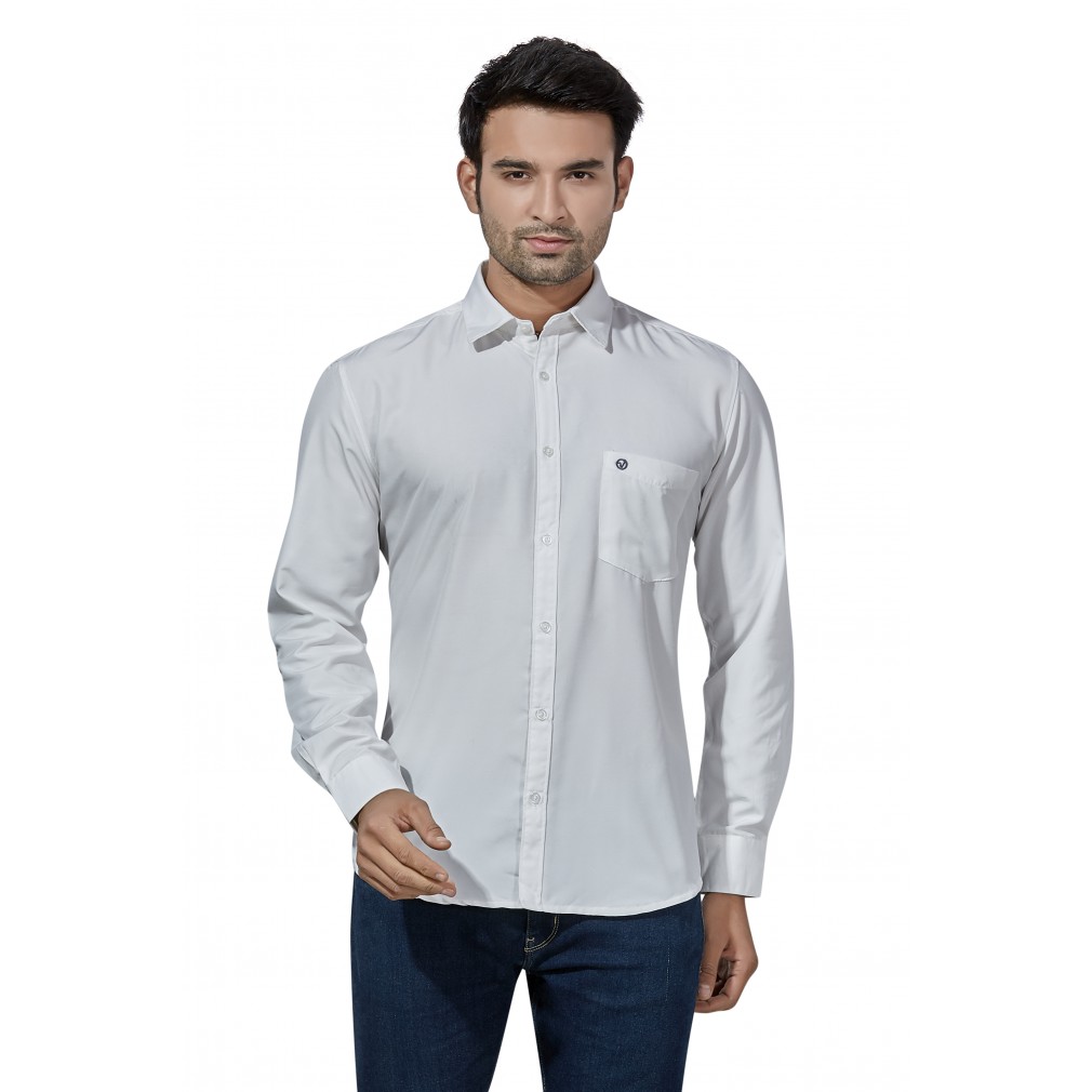 Buy White Cotton Formal Shirts For Men wholesale Rs. Shirts in India