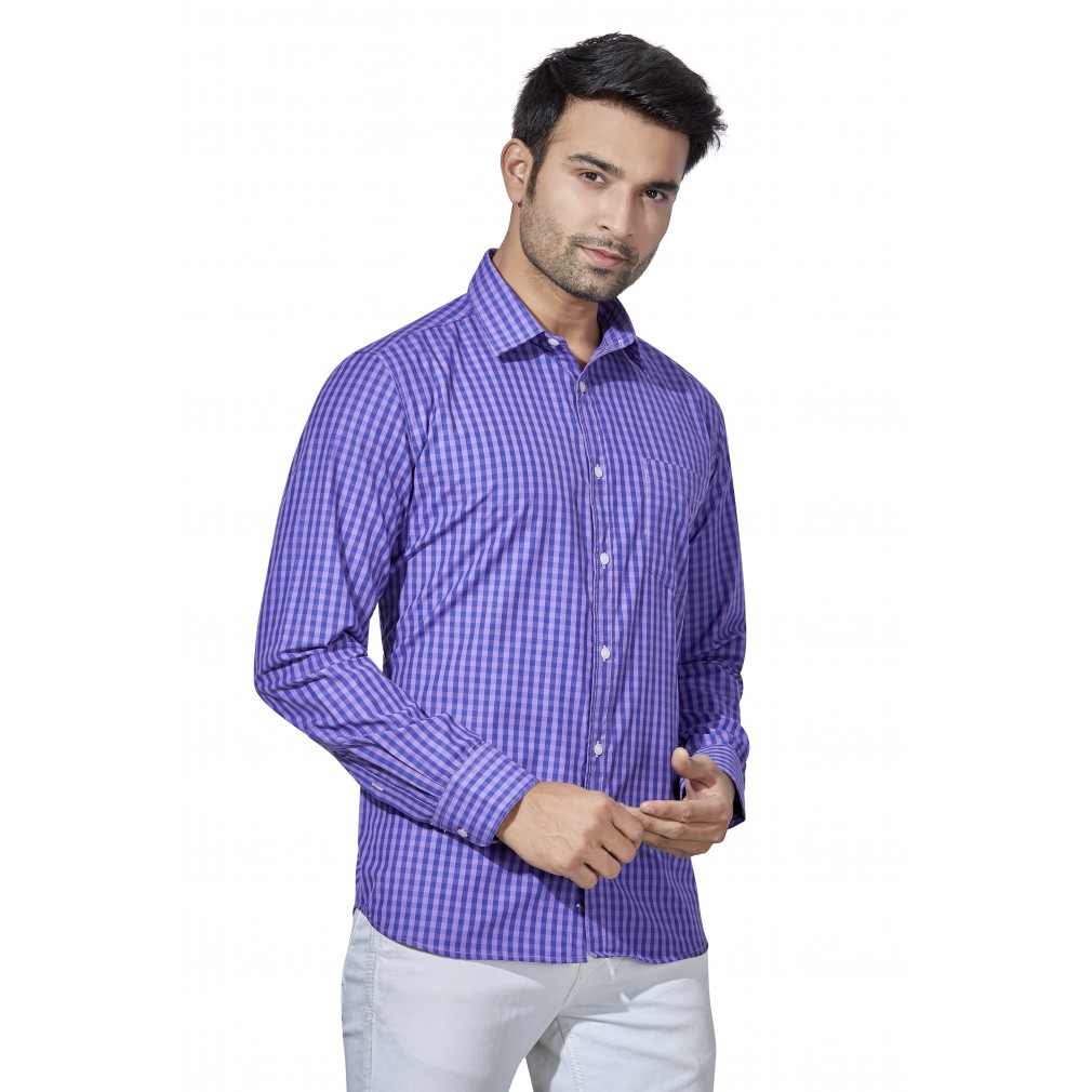 Buy Men Men Regular Fit Checkered Shirt wholesale Rs. Shirts in India