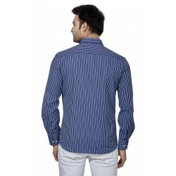 Men's White Lining Casual Shirt