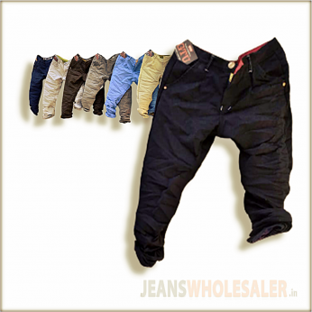 Men's Cross Pocket Cotton Regular Jeans GTU0086
