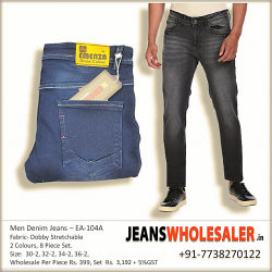 Blue Regular Fit Men's Jeans