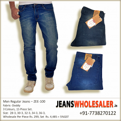 Men's  Regular Fit Denim Jeans