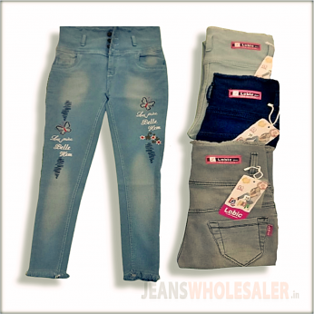 Women High Waist Funky Jeans LB0032