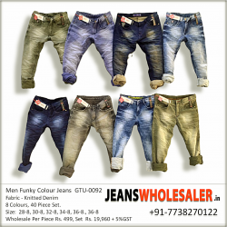 Men Funky Colour Jeans