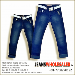 Lukkari Men Blue Denim Jeans