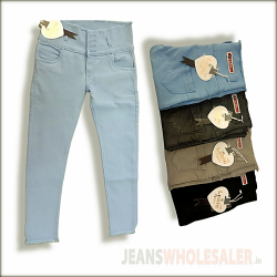 Wholesale Lobic Women Dusty Colour Jeans LB0041