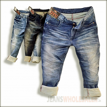 Men Regular Denim Jeans GTU0109
