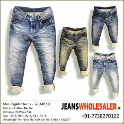 Regular Denim Jeans For Men