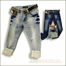 GTU Men Denim Jeans With Belt Wholesale Piece GTU0113