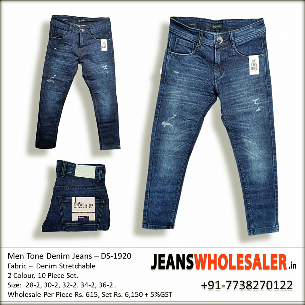 Regular Fit Ripped Scratch Denim Jeans, Blue at Rs 520/piece in Mumbai |  ID: 27193641133