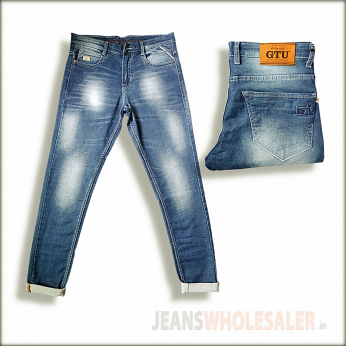 Buy Brand GTU Regular Denim Jeans For 