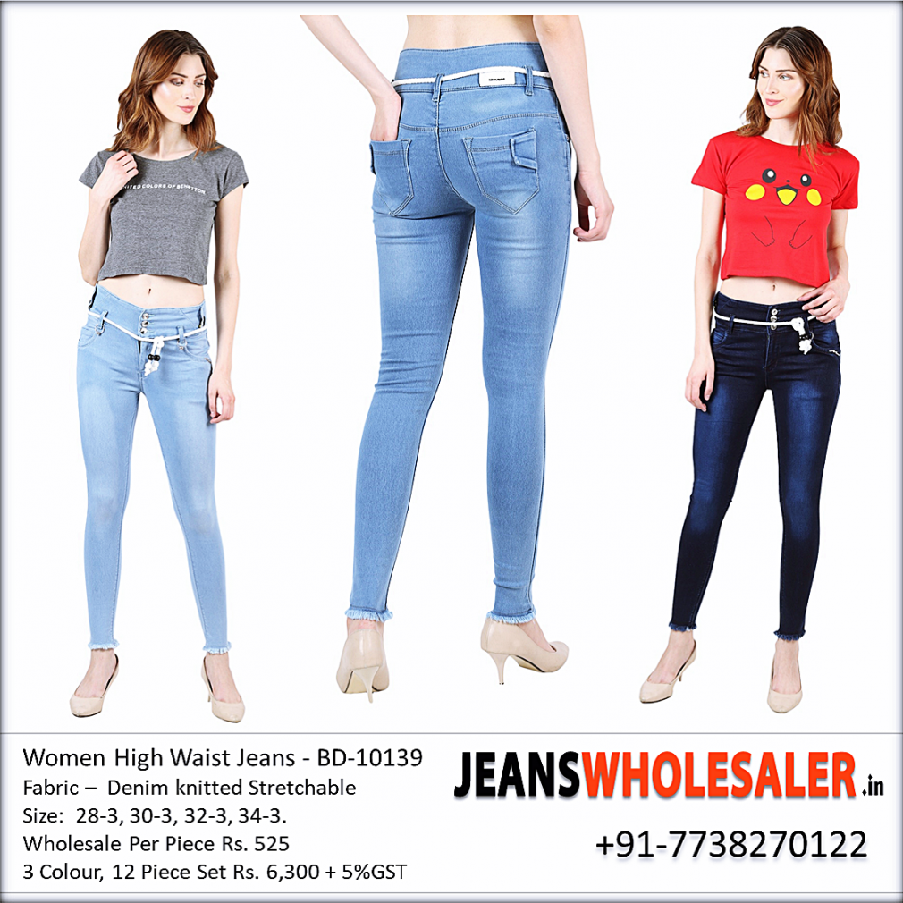 Buy Wholesale DVG Women Slim Fit Women Jeans BD10139 in india