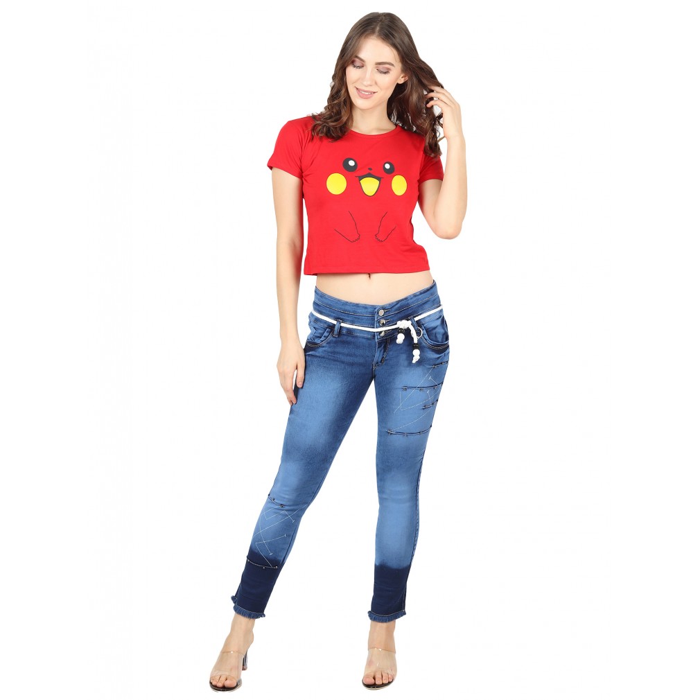 Buy jeans top ladies shirt in India @ Limeroad