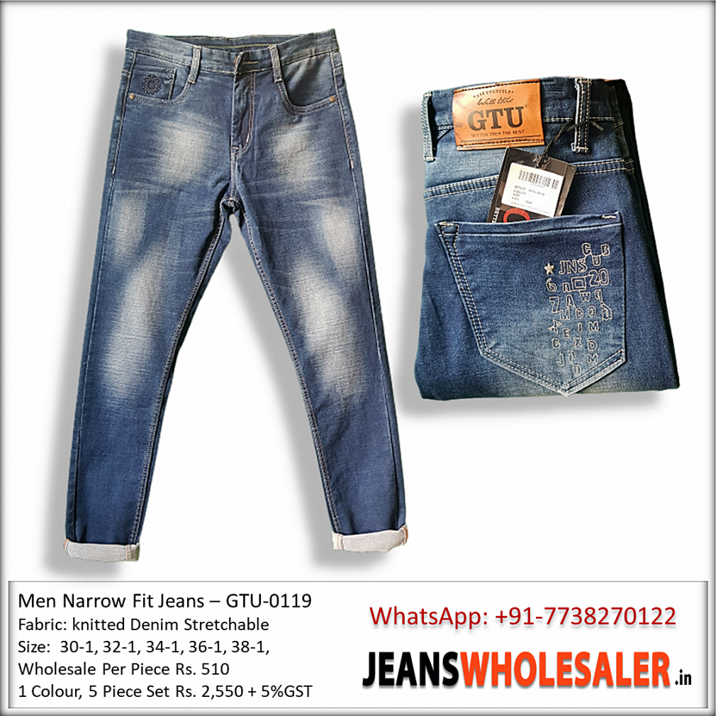 Buy Brand GTU Regular Denim Jeans For 
