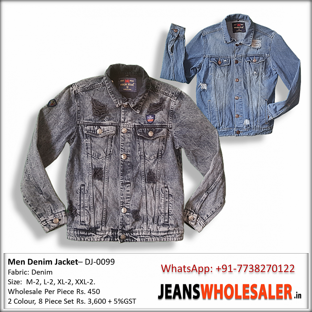 Denim Jacket ManufacturersDenim Jacket Latest Price in India from  Suppliers Wholesalers