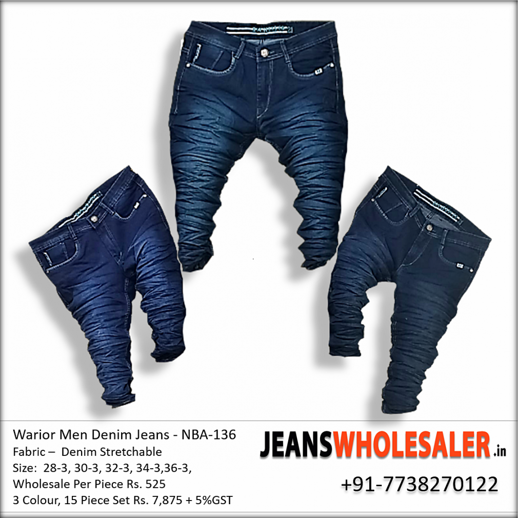 Buy B2b Wholesale Men Regular Denim Jeans Wholesale price in india.