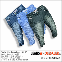 Men Funky Colour Warrior Jeans