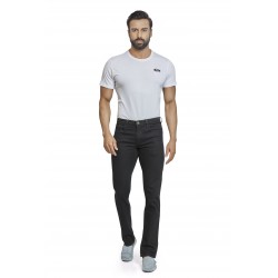 Denim Vistara Men Black Regular Fit Stretchable Jeans