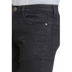 Denim Vistara Men Black Regular Fit Stretchable Jeans