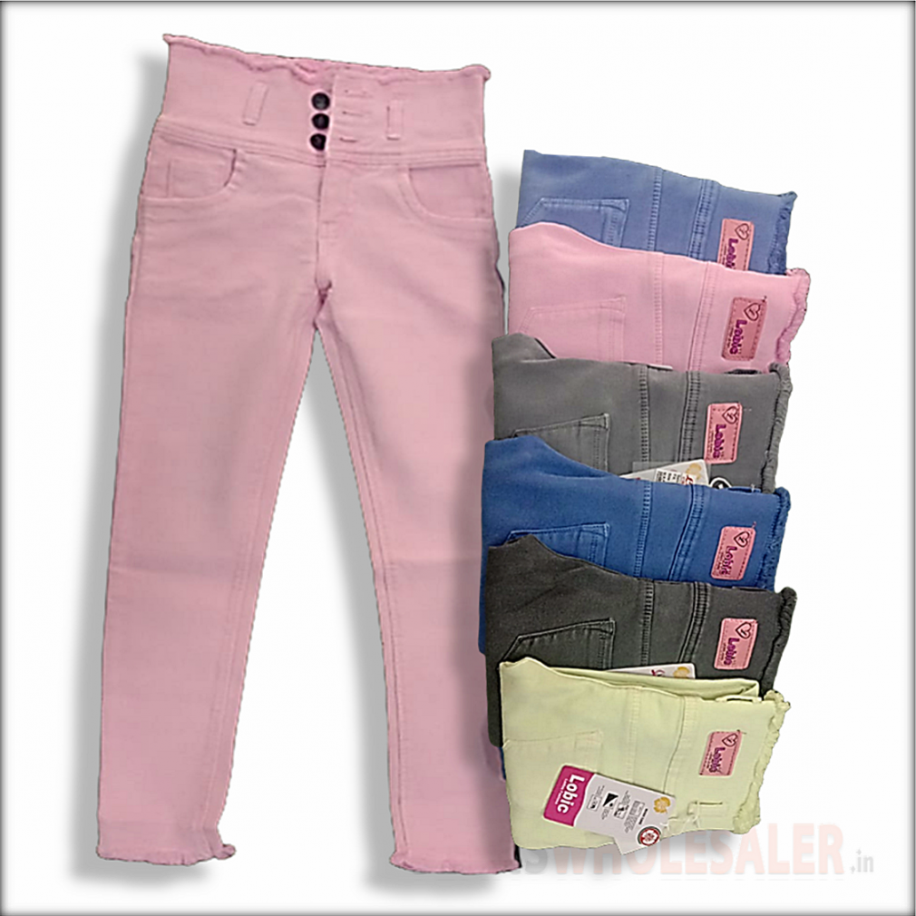 billede kompromis fængsel Buy Wholesale Girls Dusty Colour jeans LB-0052 in indian at  jeanswholesaler.in
