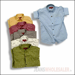 Boys Regular Fit Printed Casual Shirt