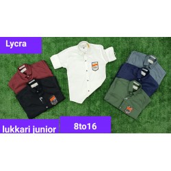 Boy's Plain Lycra Shirts 