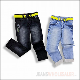 Boys Mid-Rise Stretchable Jeans