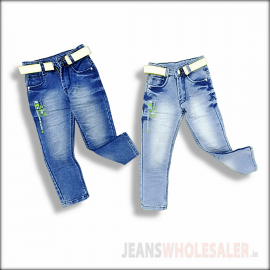 Boys Blue Stretchable Jeans Wholesale