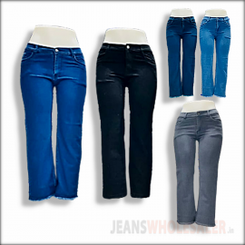Wholesale Women Bootcut Stretchable Jeans DNO3100