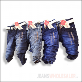 Boys Printed Damage Jeans