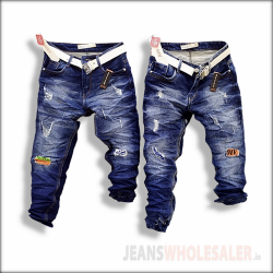 Boys Blue Damage Jeans GTU-B110
