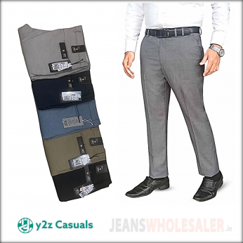 Formal Cotton Trousers For Men