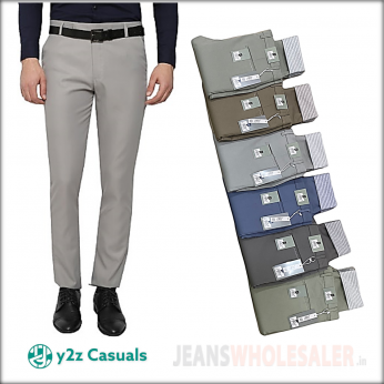 Buy y2z Wholesale Men Slim Fit Trouser  Men Formal  Casual Trousers