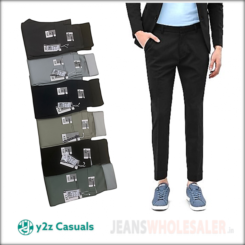 Oscar Jacobson Denz Casual Cotton Trousers Beige at CareOfCarl.com