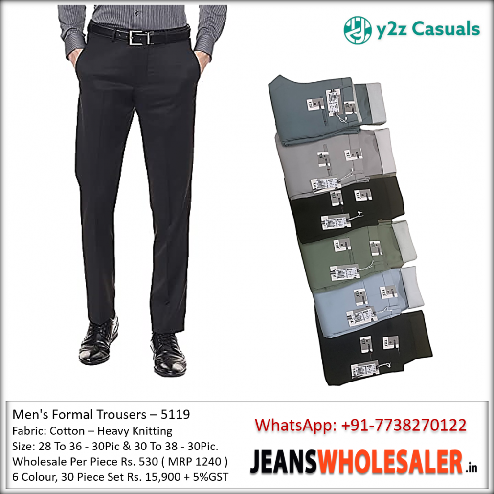 Cotton Black Ankle formal pant mens wear, Flat Trousers at Rs 499 in Ranchi-saigonsouth.com.vn