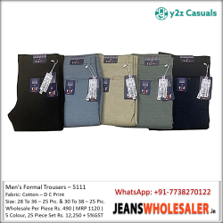 Men's Formal Cotton Trousers